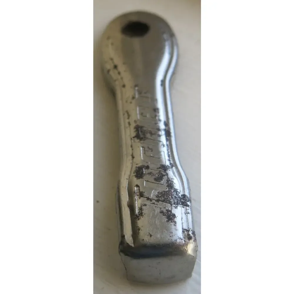 Vintage German Tucher Brau Beer Bottle Opener Church Key Collectible Silver 60's